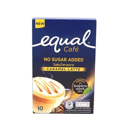 Equal Cafe No Sugar Added Caramel Latte Sweetend with Stevia Leaf Extract (150g) - View 2 of 3