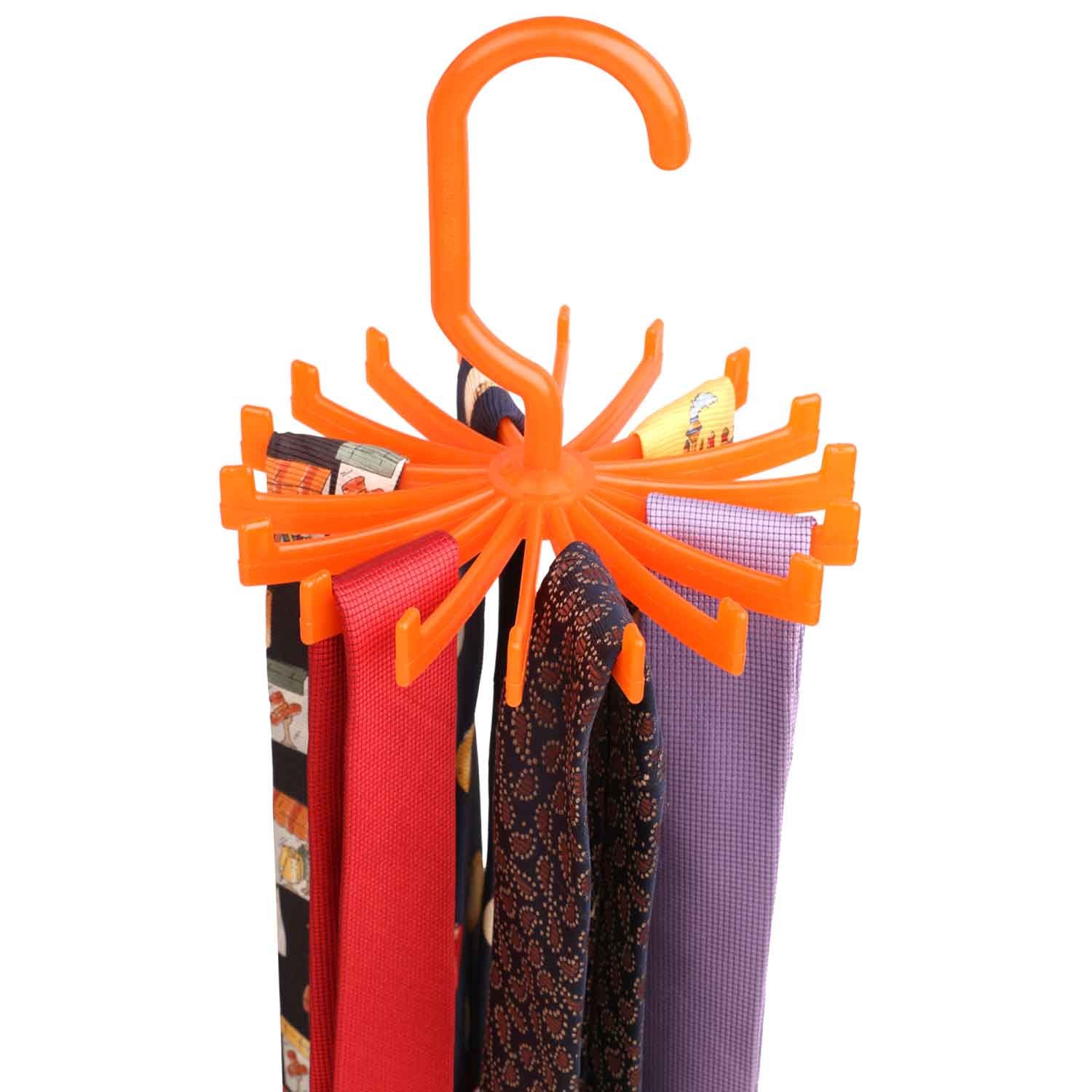 BUCKLE UP Tie Hanger Organiser (Orange) - Shop at Colombo Mall