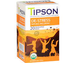 Tipson Organic DE-STRESS NATURAL WELLBEING Net Wt.30g ( 20 Bags ) - Shop at Colombo Mall