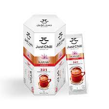 Just Chill Drinks Co. | Tea Premix | Karak Chai - Zafran, Multi Sachet Pack (26gm X 10 Pack) - Shop at Colombo Mall