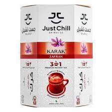 Just Chill Drinks Co. | Tea Premix | Karak Chai - Zafran, Multi Sachet Pack (26gm X 10 Pack) - View 2 of 4