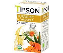 Tipson Organic Turmeric & Chamomile Net Wt. 37.5g   (25 Bags) - View 2 of 4