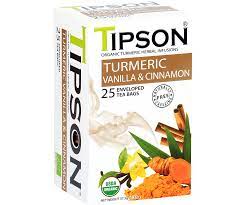 Tipson Organic Turmeric Vanilla & Cinnamon Net Wt. 37.5g   (25 Bags) - Shop at Colombo Mall