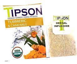 Tipson Organic Turmeric & Chamomile Net Wt. 37.5g   (25 Bags) - View 4 of 4
