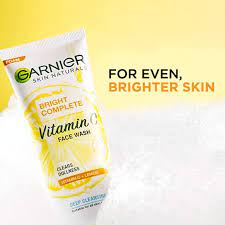 Garnier Skin Naturals Bright Complete Vitamin C + Lemon Face Wash. (100g) - View 2 of 4