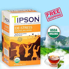 Tipson Organic DE-STRESS NATURAL WELLBEING Net Wt.30g ( 20 Bags ) - View 3 of 3