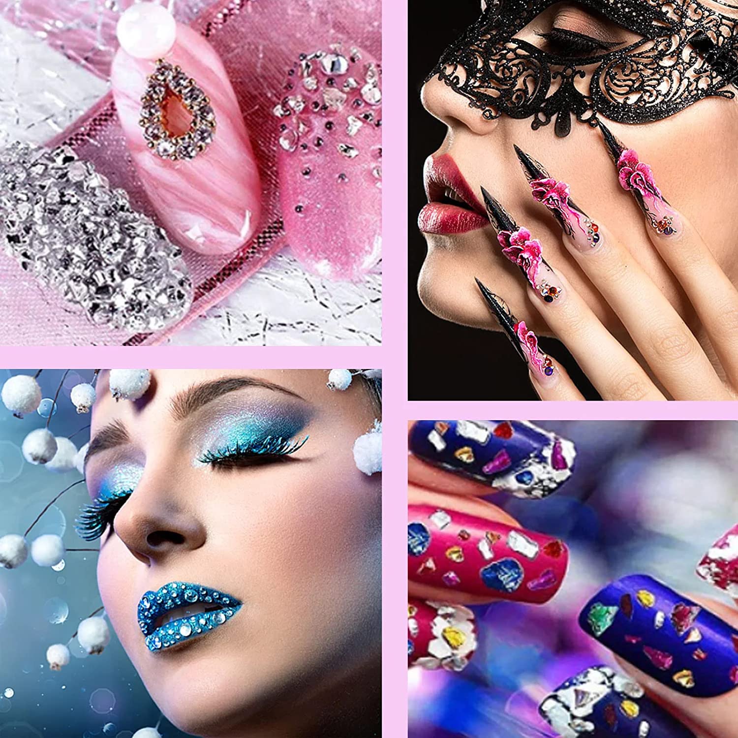 TIPTOP DECORATION Crystal Crushed Glass Glitter Flakes for Art and Craft (100 Grams) - View 4 of 4