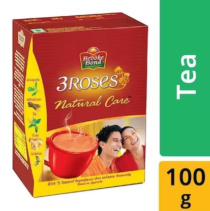 Brooke Bond 3 Roses Natural Care Tea Leaf (100g) - Shop at Colombo Mall