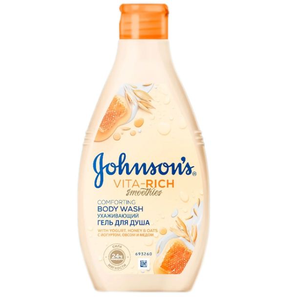 Johnson's Vita-Rich Smoothies Comforting Body Wash With Yogurt Honey & Oats. (250ml) - Related product