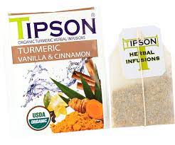Tipson Organic Turmeric Vanilla & Cinnamon Net Wt. 37.5g   (25 Bags) - View 4 of 4