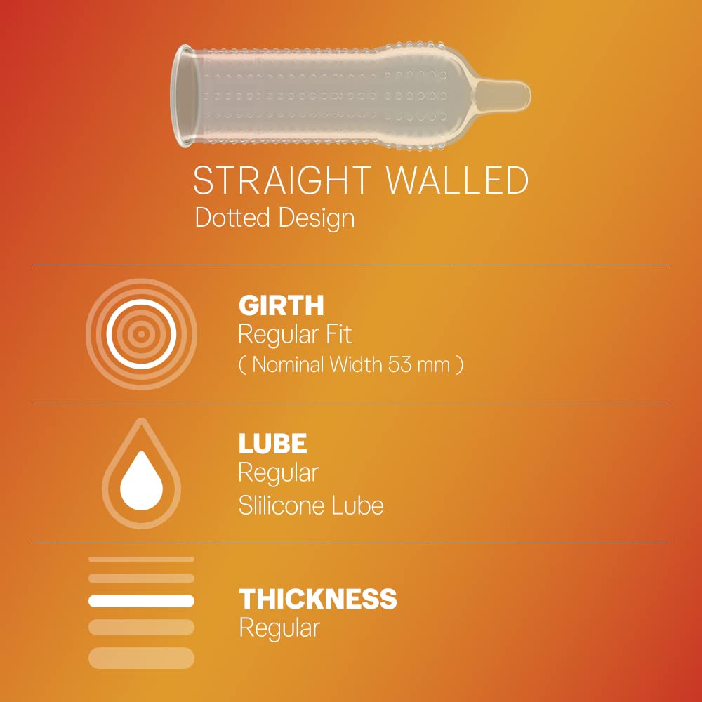 Durex Extra Dotted Condoms for Men - 10 Count - View 3 of 3