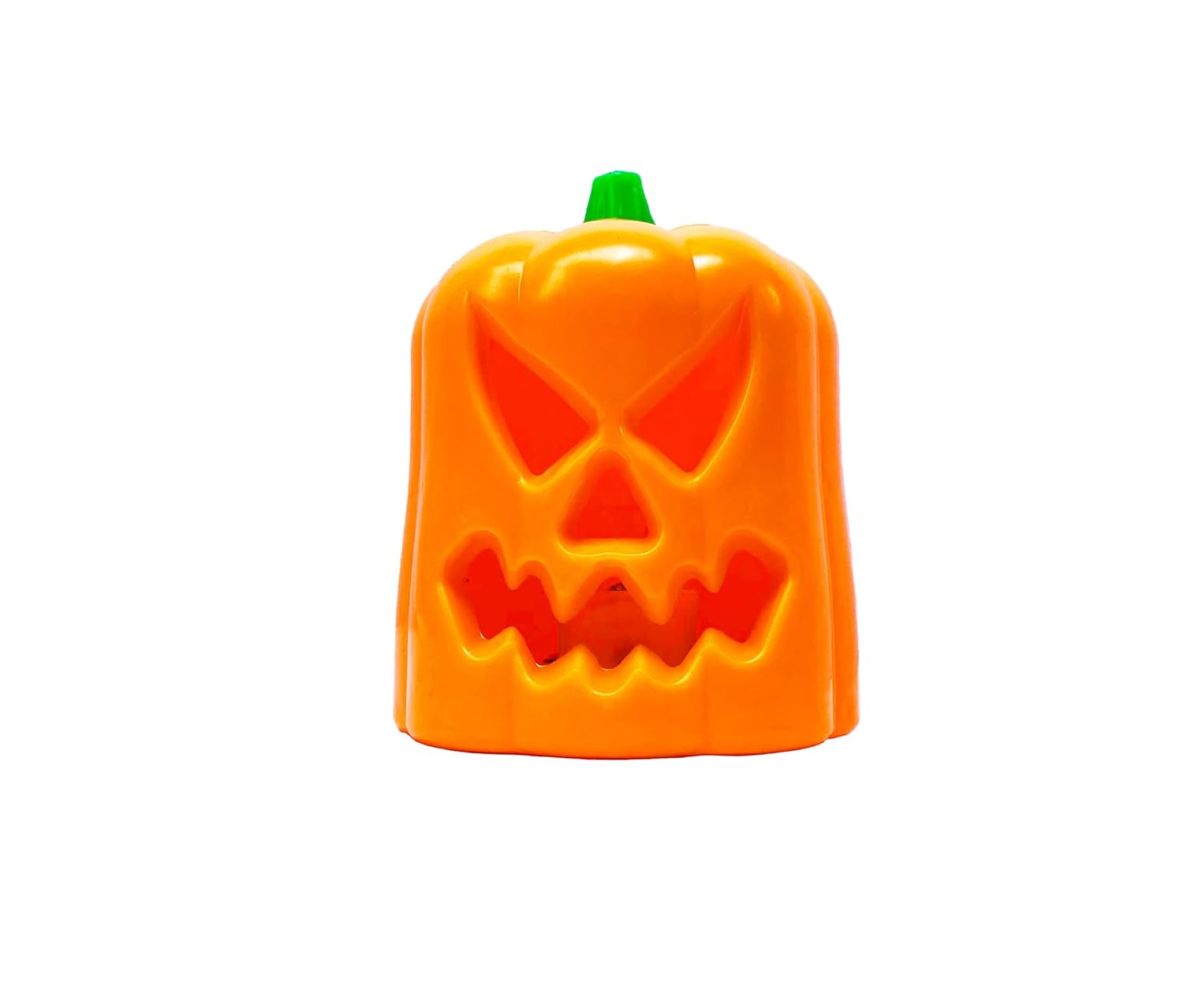 Partysanthe 1pc Random Design Halloween Pumpkin Flameless Long Lasting Candle Light LED Electric Home Bright Assorted 1pc - View 3 of 3