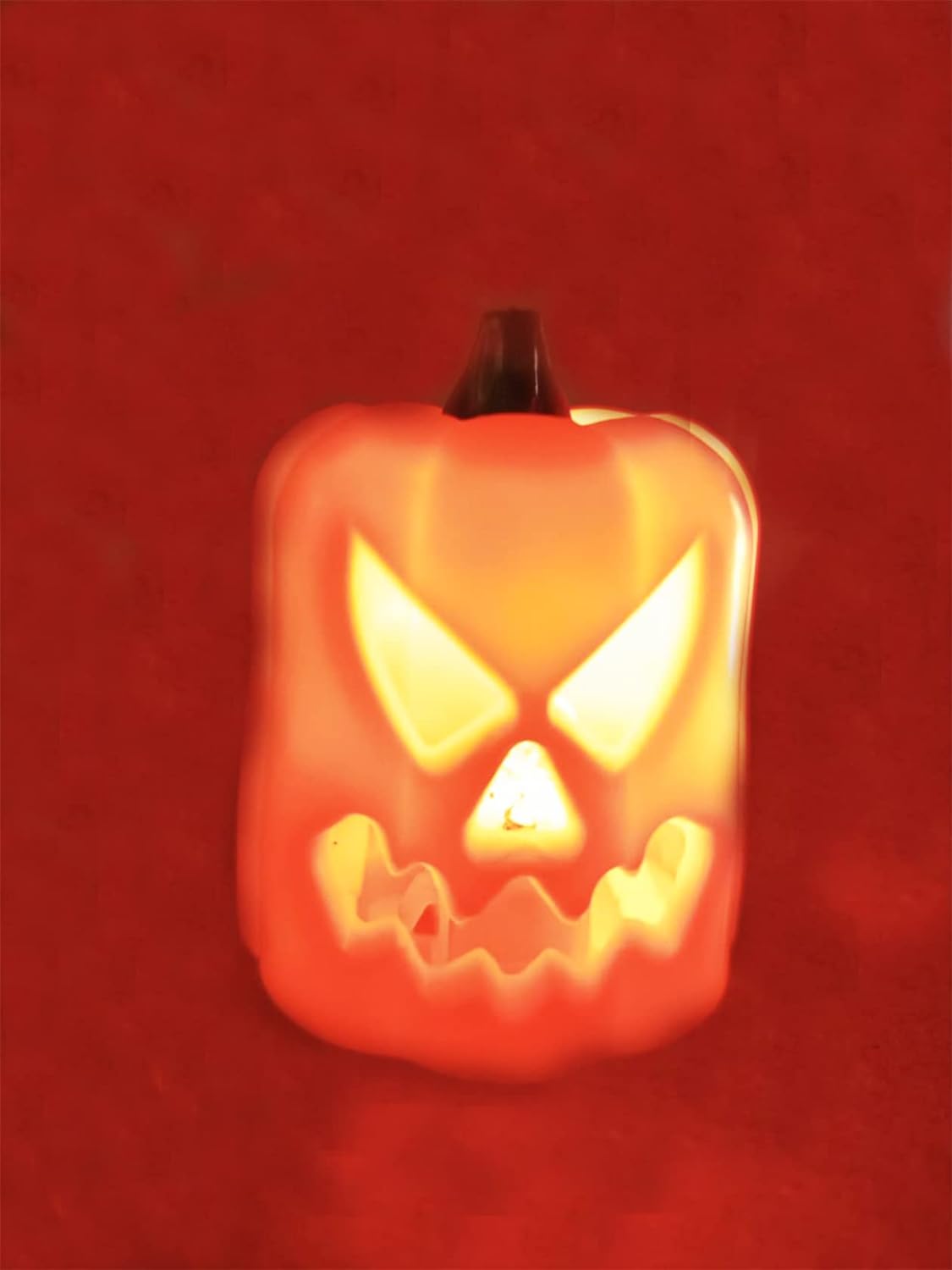 Partysanthe 1pc Random Design Halloween Pumpkin Flameless Long Lasting Candle Light LED Electric Home Bright Assorted 1pc - Shop at Colombo Mall