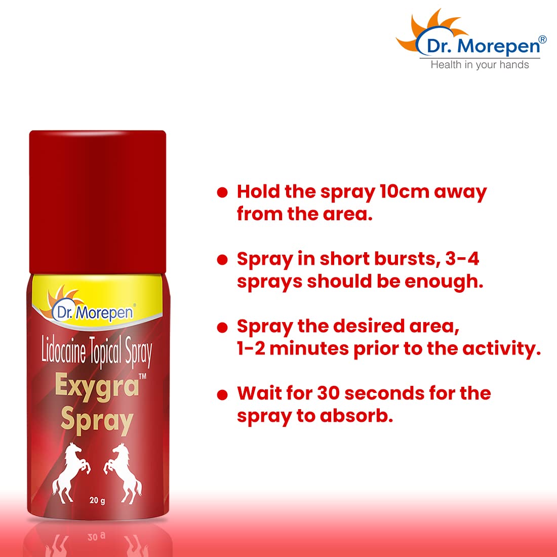Dr Morepen Delay Exygra Spray (Exygra Spray 20 g) - View 3 of 3