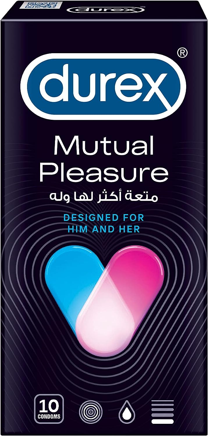 Durex Mutual Pleasure Condoms Designed For Him & Her- 10 Pieces - Shop at Colombo Mall