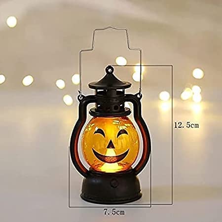 Party Expresss Light Up Halloween Small Pumpkin Lantern-1PC - View 2 of 3