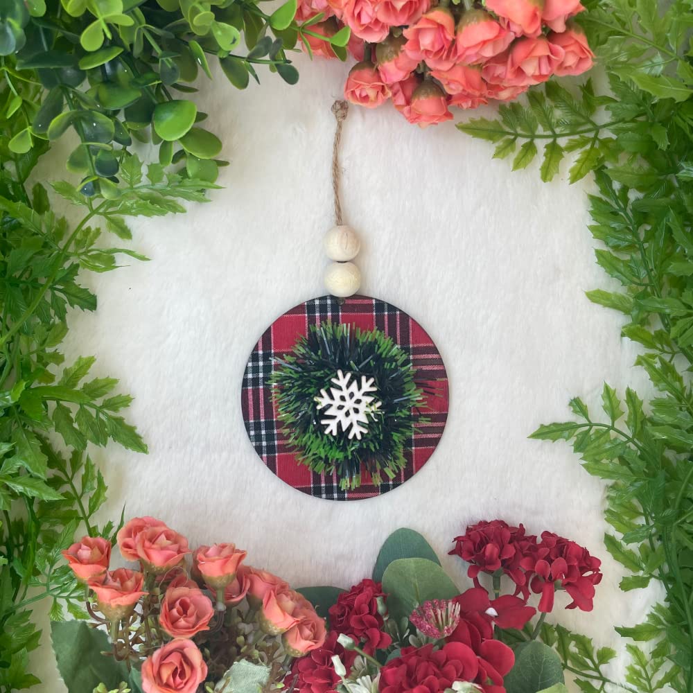 Chalk My Theme Wooden 3D Tessel and Snow Flake Tree, Door, or Wall Hanging For Halloween and Christmas Decorations - Shop at Colombo Mall