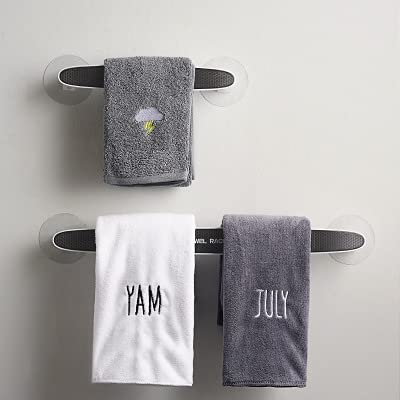 ARLICORPING™ Self Adhesive Wall Mount Towel Holder for Home/Kitchen/Bathroom/Toilet/Multi-Function Towel Rack/Plastic/Slipper Holder -No Drill Require (25 -CM TOWAL Holder) - Shop at Colombo Mall