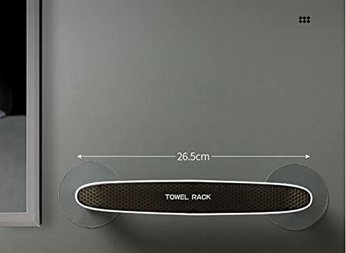 ARLICORPING™ Self Adhesive Wall Mount Towel Holder for Home/Kitchen/Bathroom/Toilet/Multi-Function Towel Rack/Plastic/Slipper Holder -No Drill Require (25 -CM TOWAL Holder) - View 3 of 3