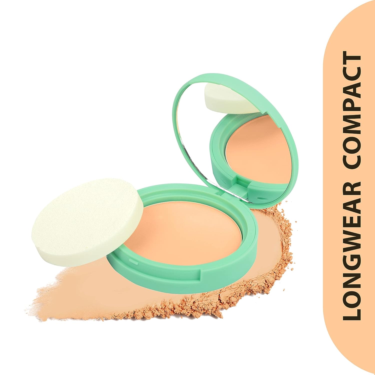 SUGAR POP Longwear Compact – 03 Honey for Medium to Dusky Skin Tone | Vitamin E Enriched | UV Protection, Pore Minimizing l Medium Coverage | Face Compact for Women l 9 gm - View 2 of 3