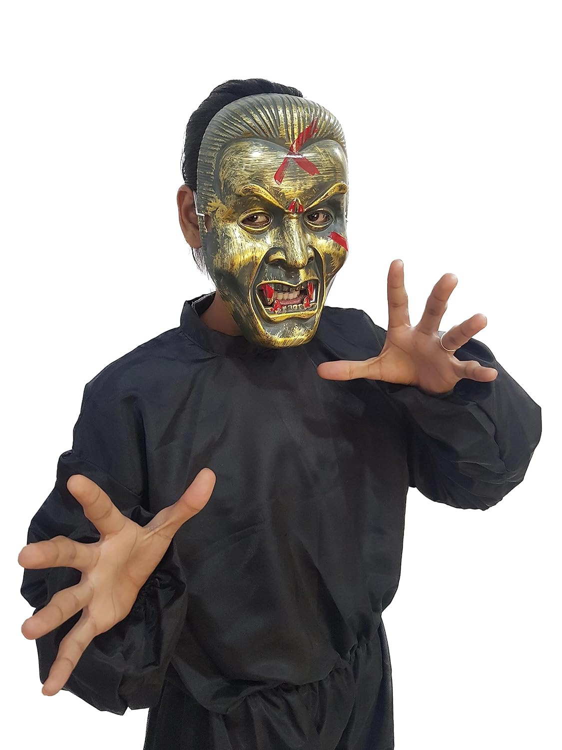 BookMyCostume Devil Plastic Mask Kids &amp; Adults Halloween Fancy Dress Costume Accessories Free Size - View 2 of 3
