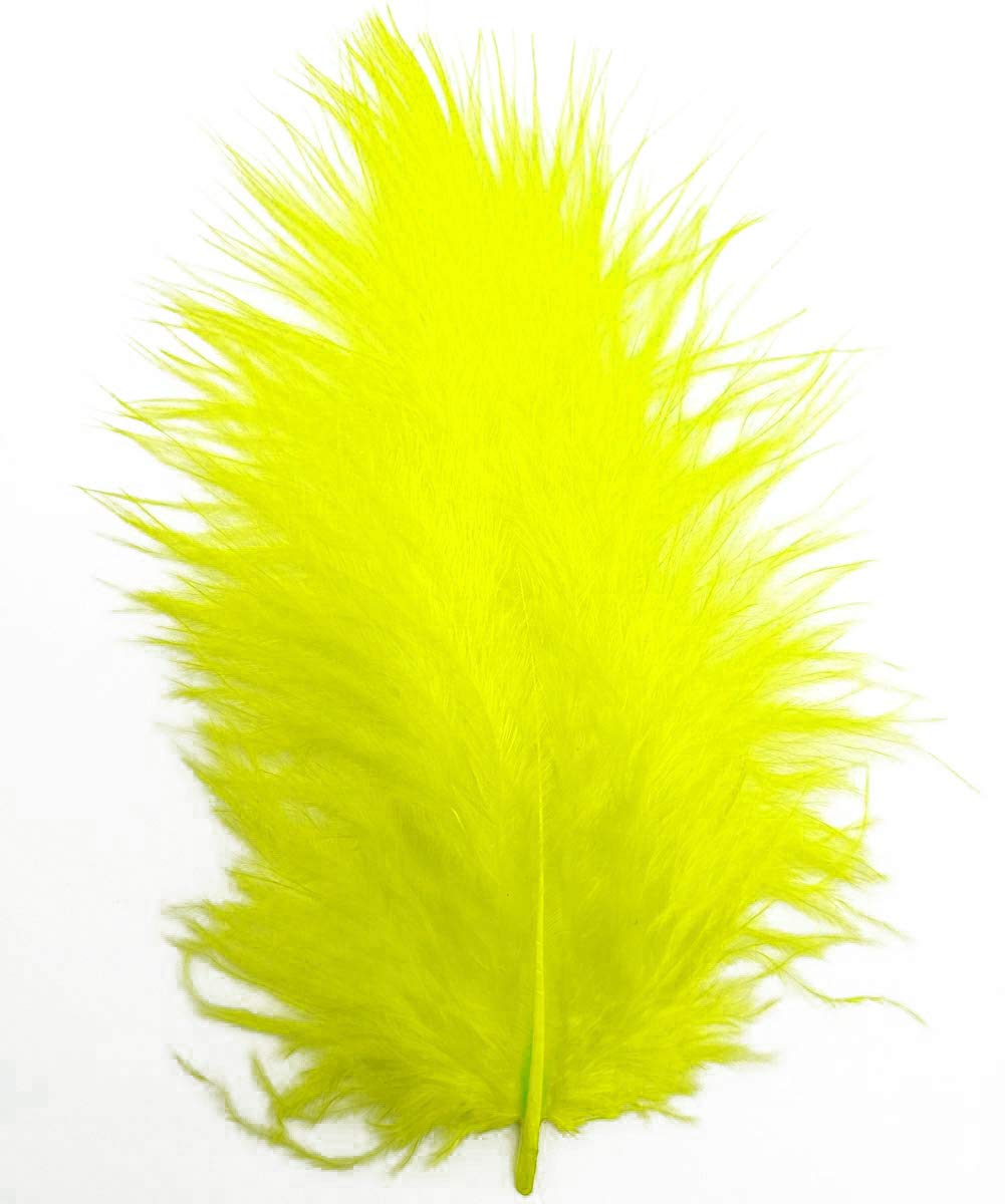 TIPTOP DECORATION Natural Dyed Flat Fluffy Turkey Feathers (10 Pieces) (Canary Yellow) (5-6 Inches) - Shop at Colombo Mall