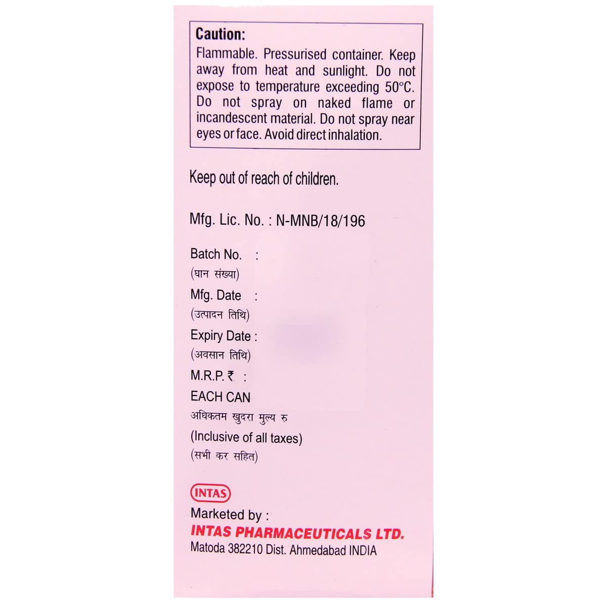 Intagesic - Bottle of 55 gm Spray - View 3 of 3