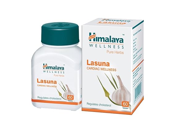 Himalaya Pure Herbs Lasuna Cardiac Wellness Garlic Regulates Cholesterol (60 Tablets) - Related product