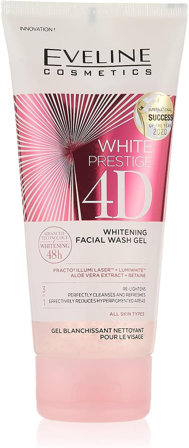 Evenline Cosmetics White Prestige 4D Whitening Facial Wash Gel, 200 ml - Shop at Colombo Mall