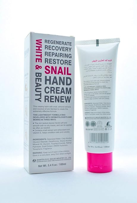 ROUSHUN Snail White SPF 90 Pa+++ Hand Cream (100ml) - View 4 of 4