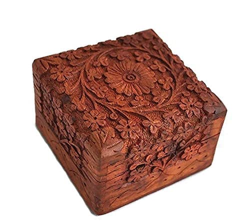 Jtku Handicraft Wooden Jewelry Box Makeup and Organizer Women Ring Storage // Earing Bracelet Organizer//multipurpose usage//card box - View 2 of 3