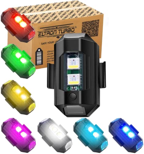 ELTRON TURBO ELT512864UIV Universal Safety Signal Aircraft Blinking Strobe 7 Colors Led Light Multipurpose Waterproof for Motorbike, Helmet, Bicycle, Car, Scooties &amp; Anywhere (Pack Of 1) - Shop at Colombo Mall