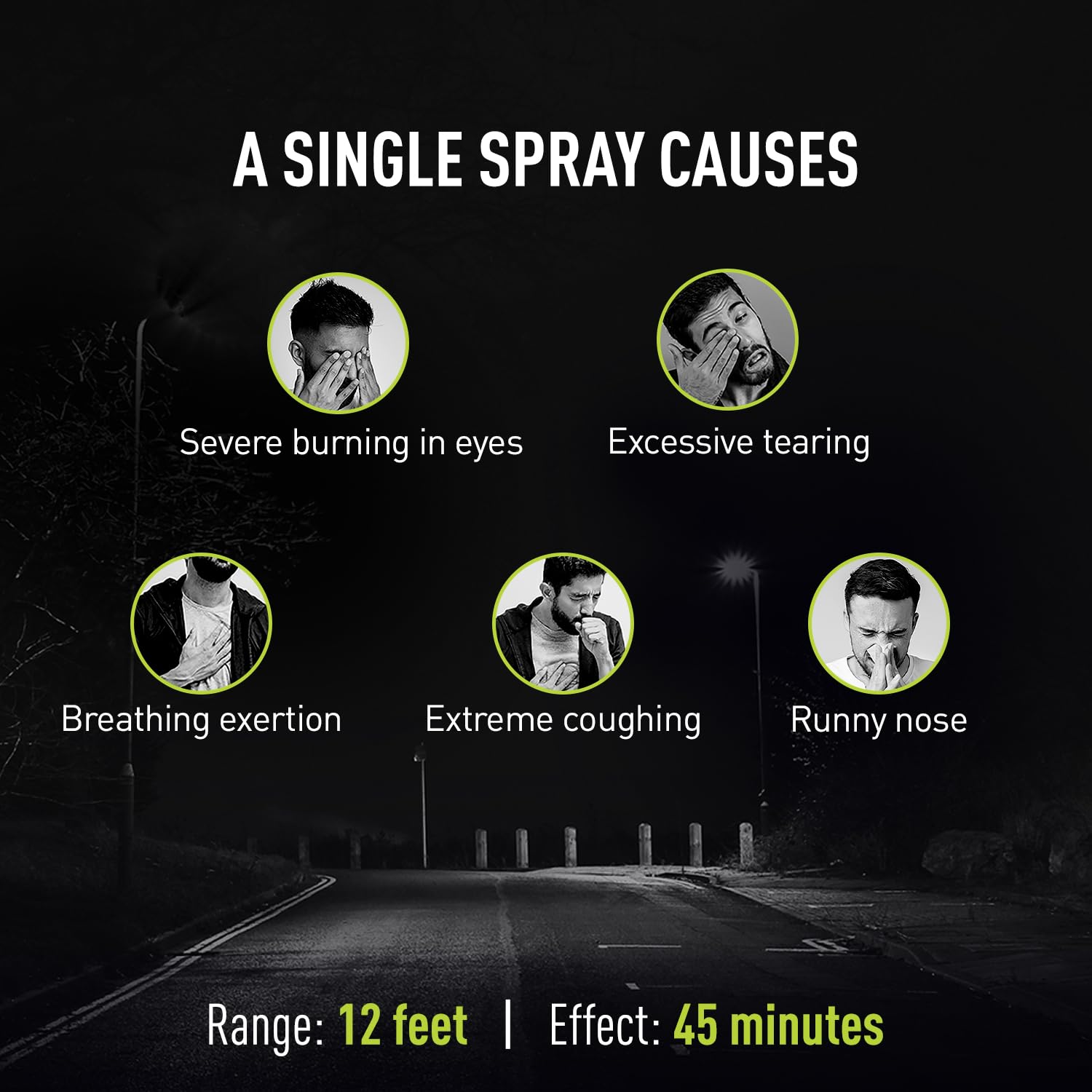 Pepper Spray Gel Base Extra-Strong for Women Safety, Men, Senior Citizen by Devil Will Cry Brand .(55ml, Pack of 1) (Pack of 1) - View 3 of 5