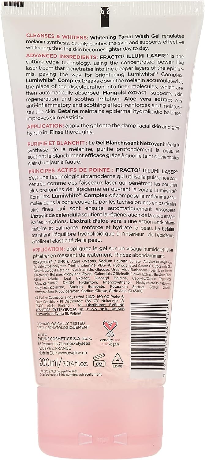 Evenline Cosmetics White Prestige 4D Whitening Facial Wash Gel, 200 ml - View 2 of 3