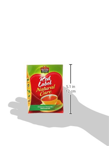 Brooke Bond Red Label Natural Care Tea, with 5 Ayurvedic Ingredients, 250 g - View 3 of 3