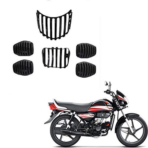 A4S AUTOMOTIVE &amp; ACCESSORIES Plastic Grill Headlight, Indicator and Full Set of Taillight, for HF Deluxe (Black) -Set of 4 - Shop at Colombo Mall