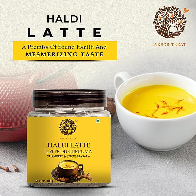 Arbor Treat Haldi Latte Latte Du Curcuma Turmeric &amp; Spices Masala (100g) - View 3 of 5
