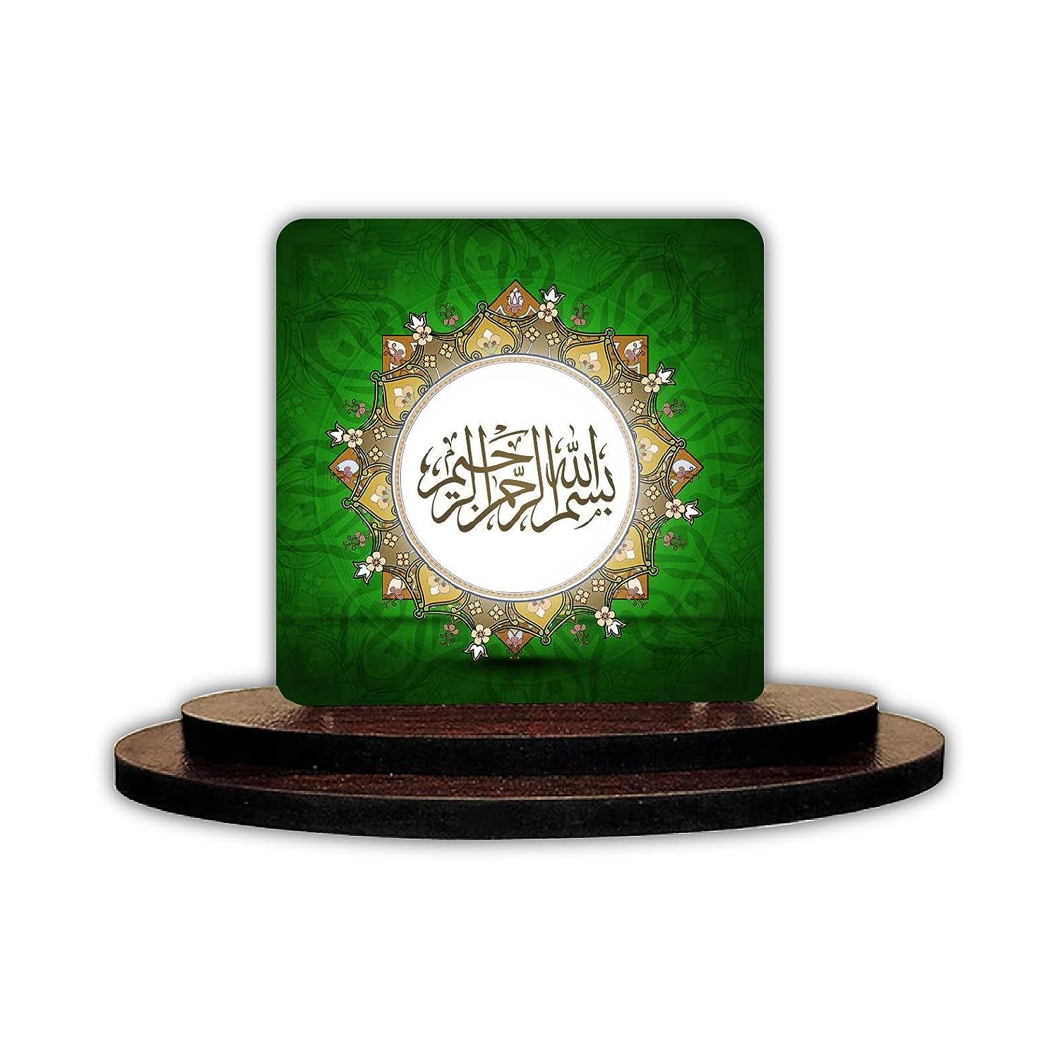 SIGNOOGLE Muslim Islamic Quotes Printed Car Dashboard Statue Accessories Gift Home House Desk Table Décor L x H 3 x 3 Inches - Related product