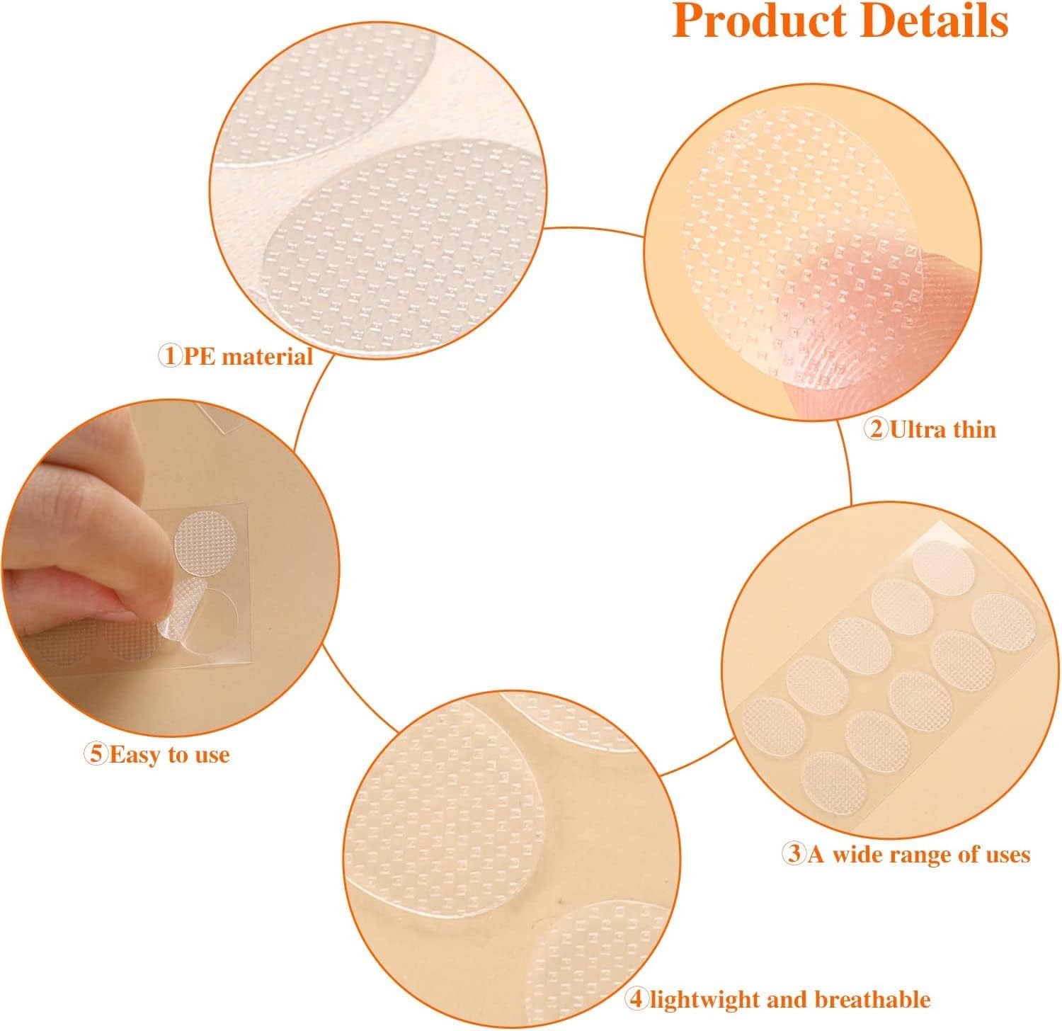 SNMMIFER Ear Lobe Tape/Invisible Ear Lobe Support Patch for Heavy Earrings Invisible Waterproof Stickers for Heavy Earrings Earring Lift Patches for Long Time Wearing Earrings Protect Healthy (10) - View 2 of 5