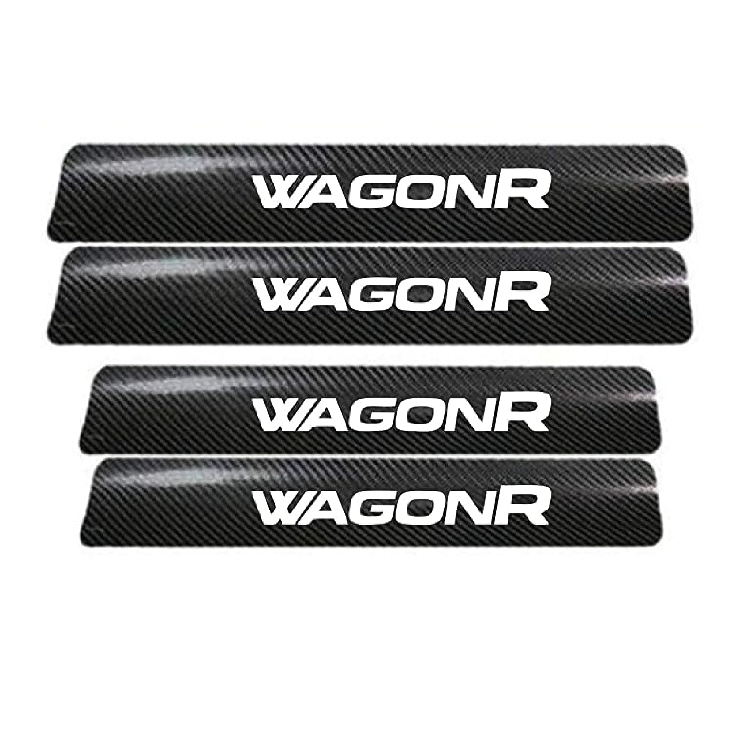 ISEE 360® 4 PCS Anti-Scratch Door Sill Car Stickers Compatible for Wagonr Car Exterior Sill Guard Protector Carbon Fiber and Vinyl Sticker - Related product