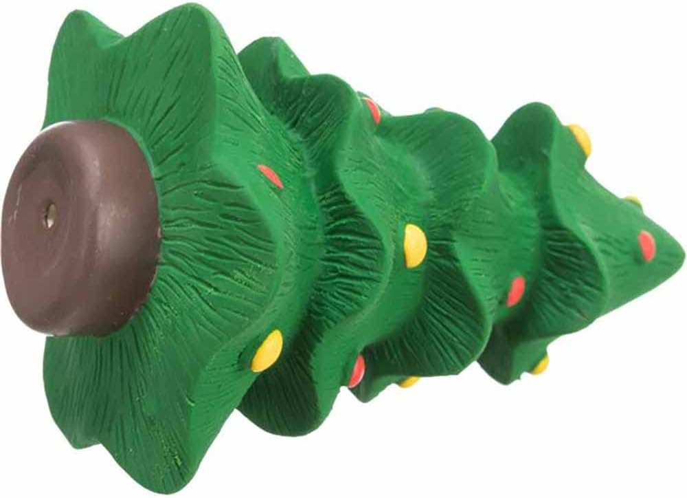 Trixie Latex Christmas Tree Dog Toy GREEN 12CM - View 2 of 2
