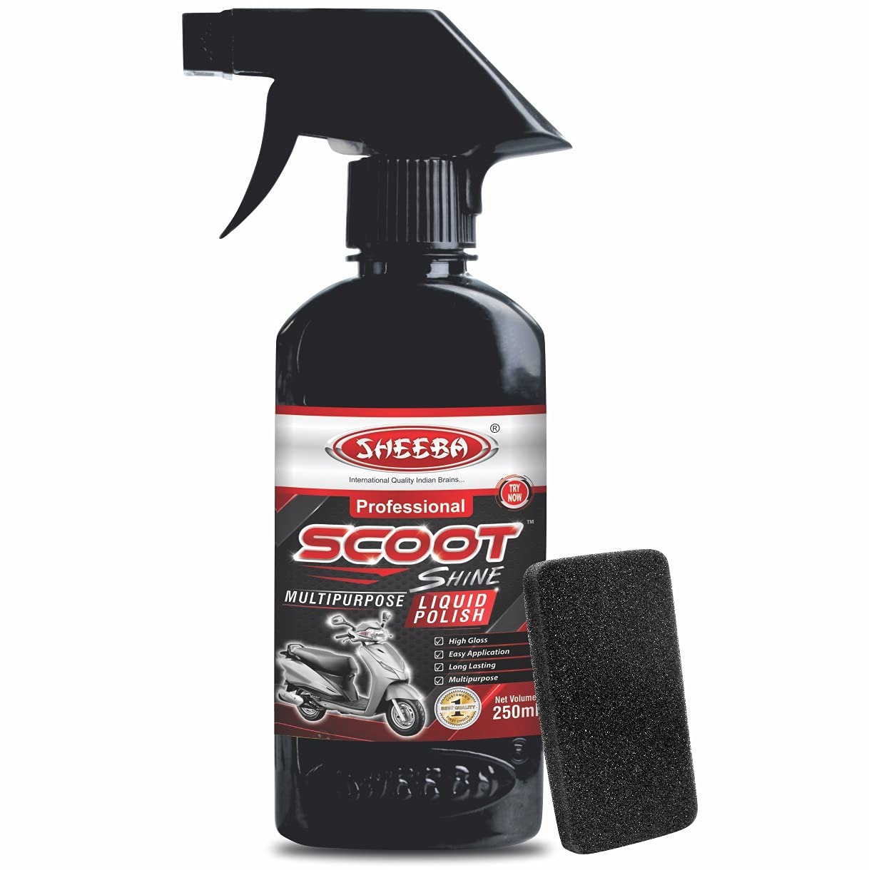 Scoot Shine: Multisurface Scooter Scooty Liquid Spray Polish 250 ml, Multicolour - View 3 of 4