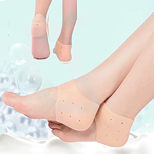Shyam Export Silicone Gel Heel Pad Socks for Pain Relief - Self-Adhesive Heel Inserts Cushion Pads,High Heel Pads Shoe Bite Protector Heel Grips Liners (Heel Socks) - Related product