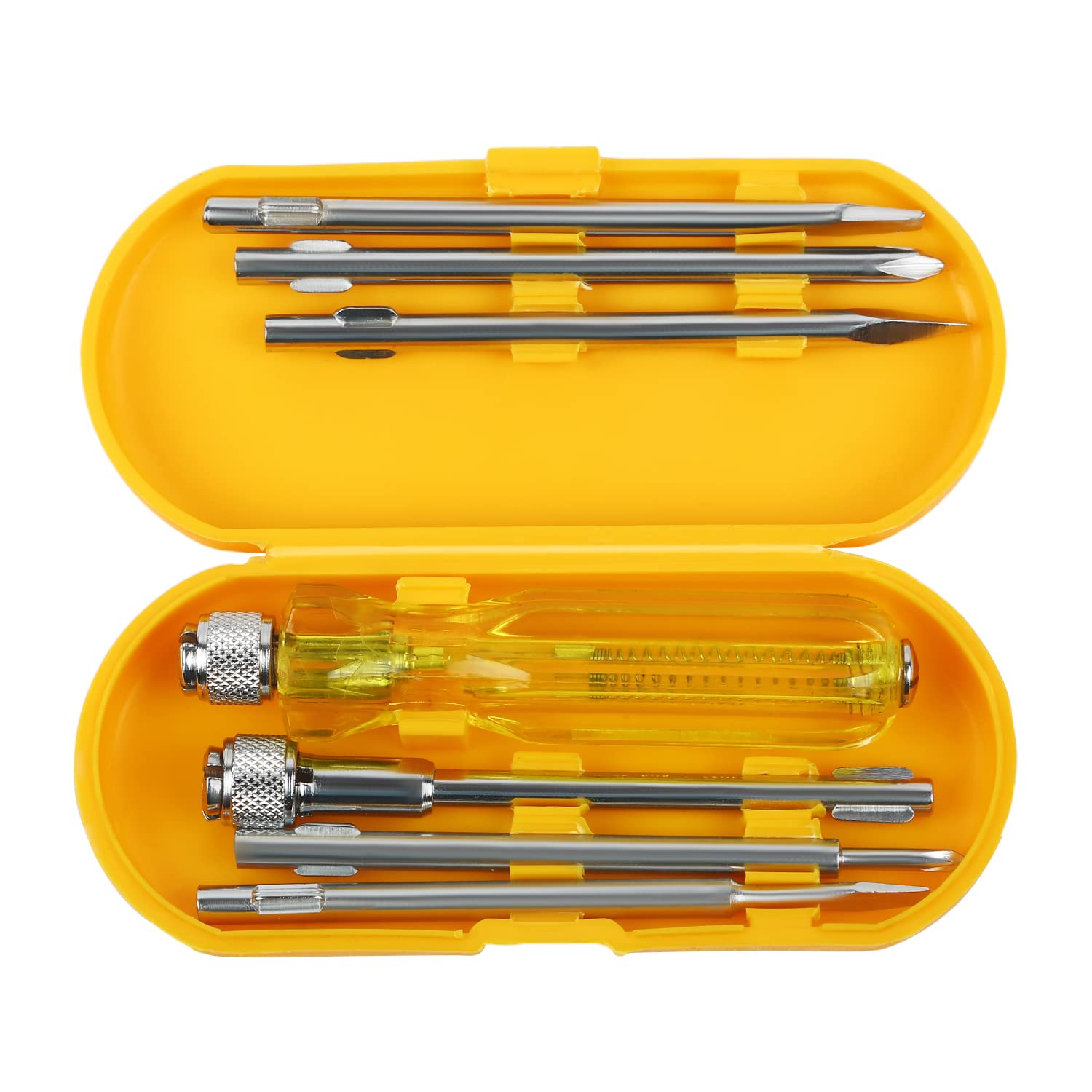 TruCare 6-in-1 Pc Screw Driver Kit With 2 Flat Blades, 2 Phillips Head, 1 Round Poker Bar, Extension Rod| Multi-purpose Tool Set - Related product