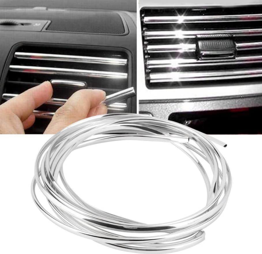U Shape DIY Rope Car Interior Exterior Styling Air Vent Grille Decoration Strip Moulding Rope (3 Meters) - View 4 of 4