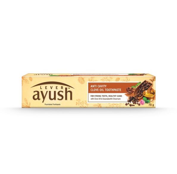 Lever Ayush Anti Cavity Clove Oil Toothpaste (70g) - Image 2