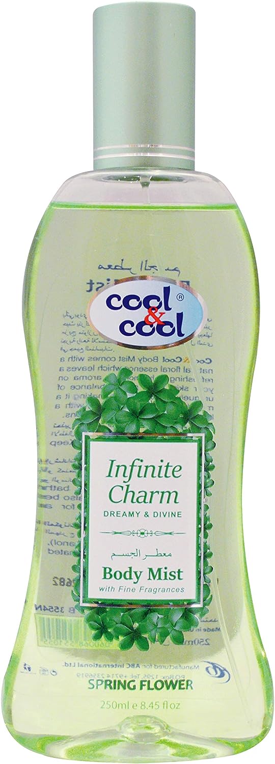 Cool & Cool Infinite Charm Body Mist | Spring Flower, Dreamy & Divine | 250 ml | Green - Shop at Colombo Mall