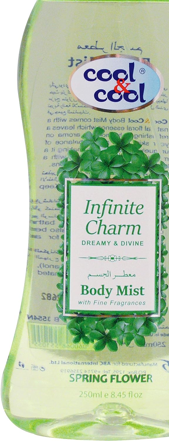 Cool & Cool Infinite Charm Body Mist | Spring Flower, Dreamy & Divine | 250 ml | Green - View 2 of 3