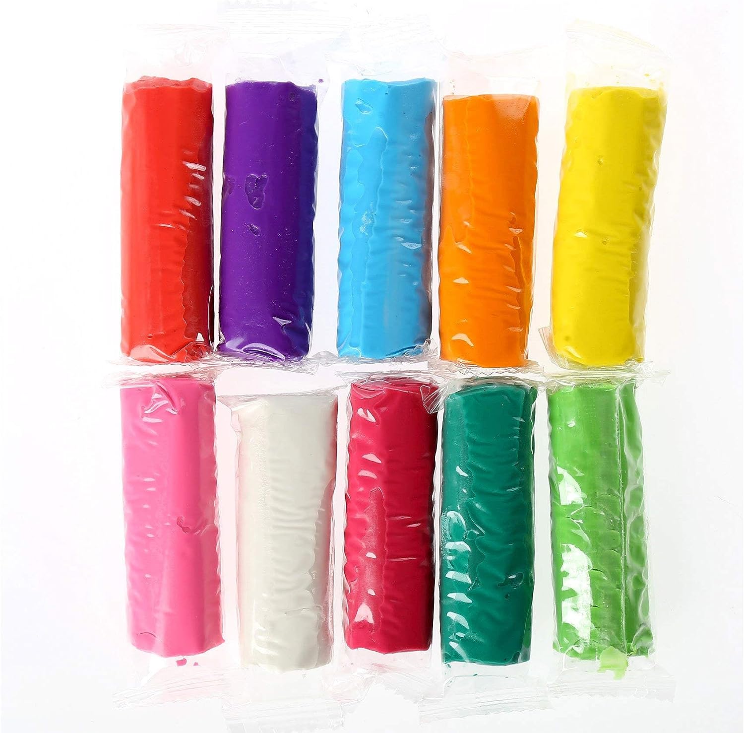 Faber-Castell Modelling Clay 500gm 10 Colors X 50gm In A Plastic Bucket, 120841, Multi Color - View 2 of 4