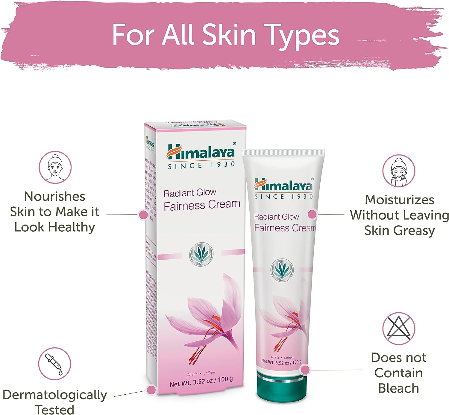 Himalaya Natural Glow Fairness Cream - 100Ml - View 3 of 3